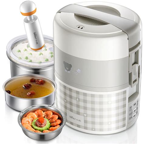 3-tier electric lunch box bear dfh-a20d1|Bear Digital Lunch box 4 in 1 Heating 2.0L Electric .